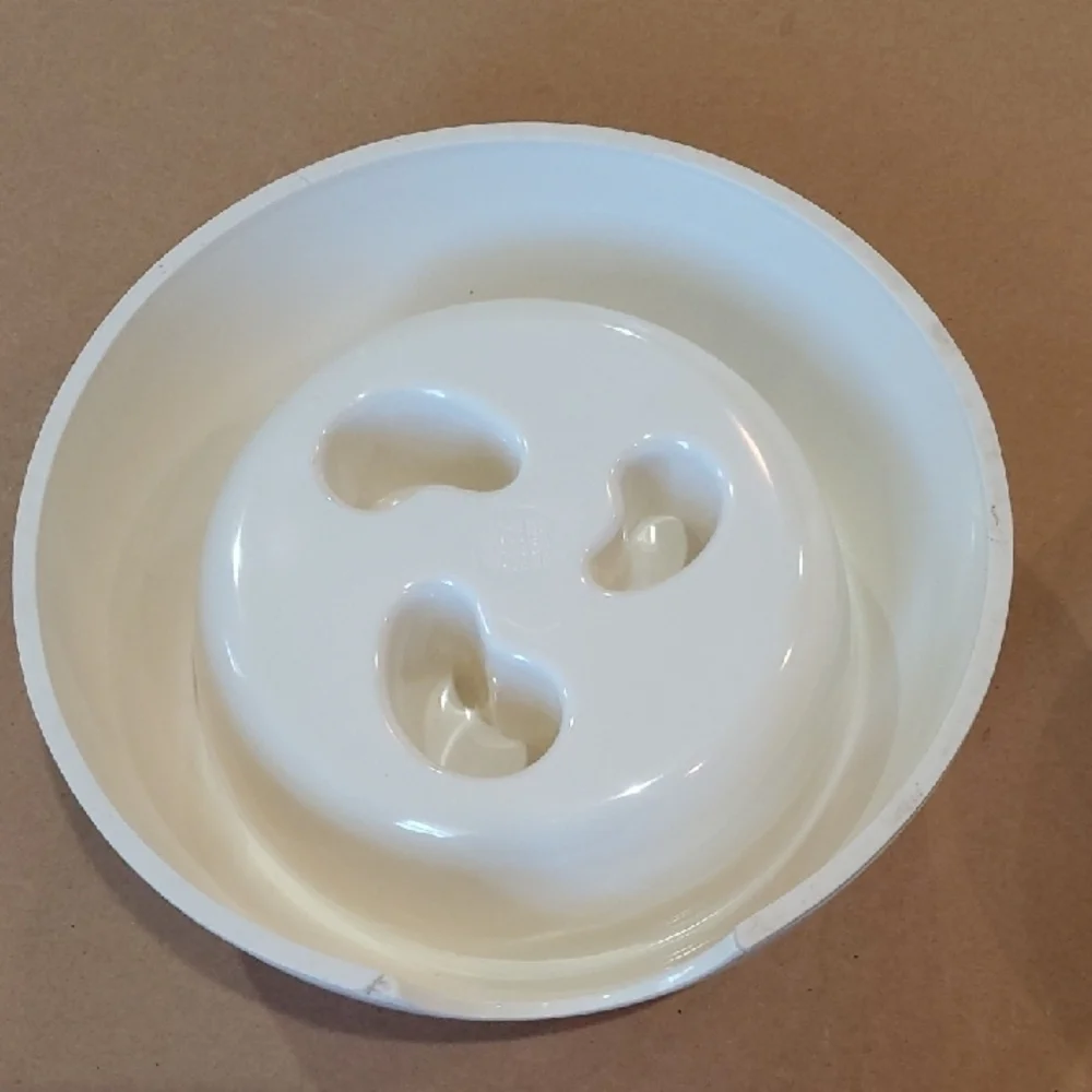 Dog Bowls 3 White, Gray And Blue for Healthy Feeding